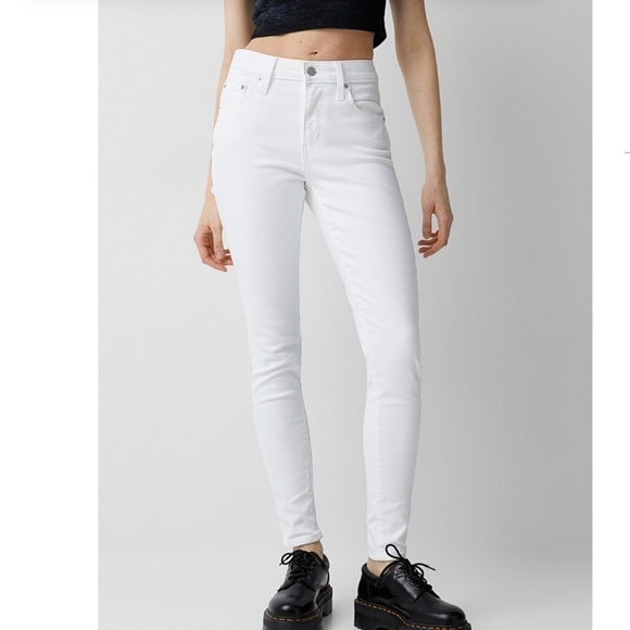 Levi’s 721 Denim Jeans High waisted White Sculpt Skinny size 27 - Picture 3 of 16